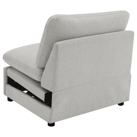 Collins Modular Power Armless Recliner Grey - 609560ARP