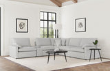 Collins 6-piece Modular Power Reclining Sectional Grey - 609560P-SET