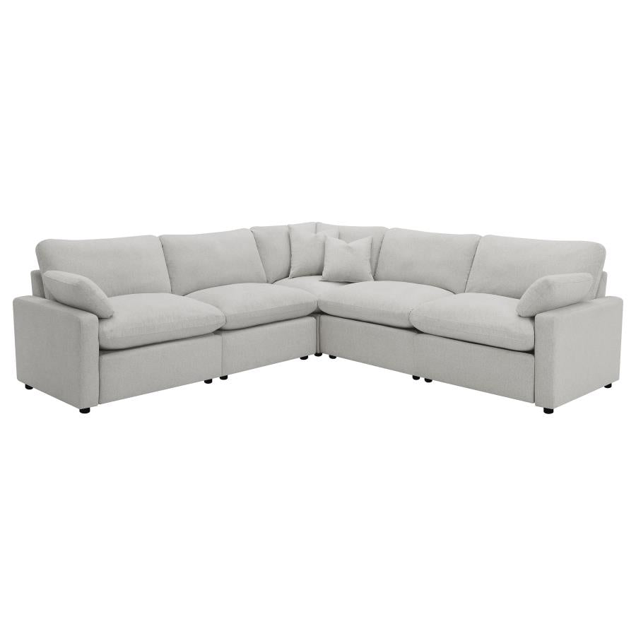 Collins 5-piece Modular Power Reclining Sectional Grey - 609560P