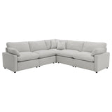 Collins 5-piece Modular Power Reclining Sectional Grey - 609560P