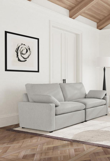 Collins Modular Power Loveseat Grey - 609562P