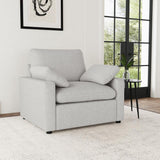 Collins Upholstered Power Recliner Chair Grey - 609563P