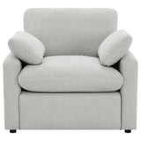 Collins Upholstered Power Recliner Chair Grey - 609563P