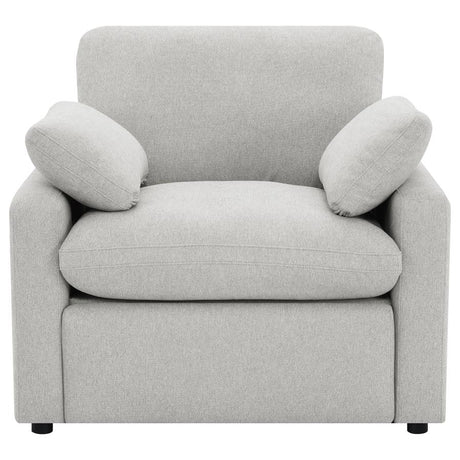 Collins Upholstered Power Recliner Chair Grey - 609563P