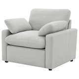 Collins Upholstered Power Recliner Chair Grey - 609563P
