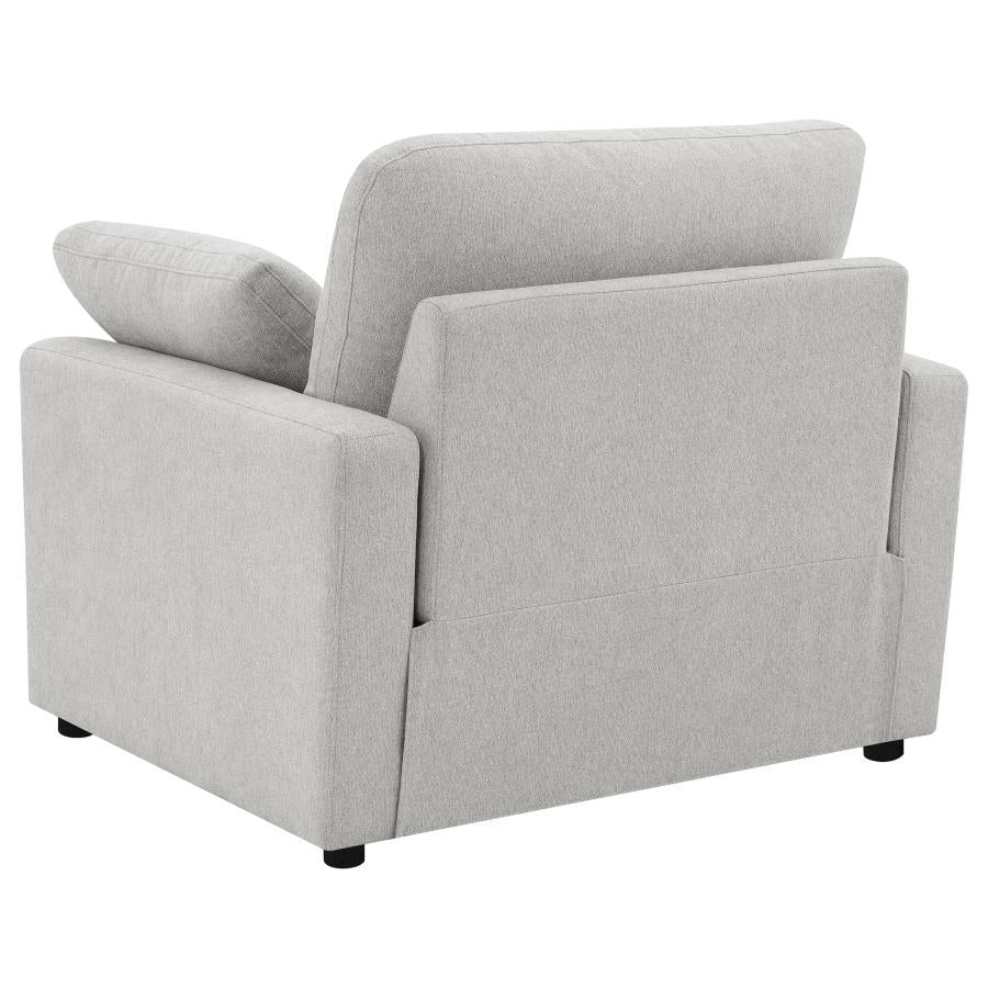 Collins Upholstered Power Recliner Chair Grey - 609563P