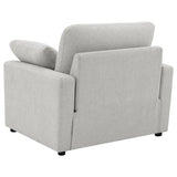 Collins Upholstered Power Recliner Chair Grey - 609563P