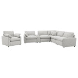 Collins Upholstered Power Recliner Chair Grey - 609563P