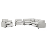Collins Upholstered Power Recliner Chair Grey - 609563P
