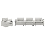 Collins Upholstered Power Recliner Chair Grey - 609563P