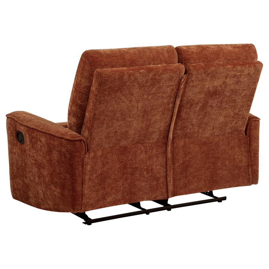 Navarro 2-piece Upholstered Reclining Sofa Set Orange - 609574-S2