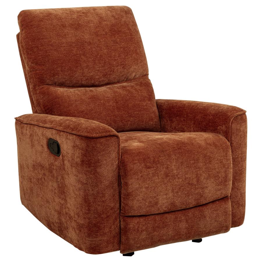 Navarro 3-piece Upholstered Reclining Sofa Set Orange - 609574-S3