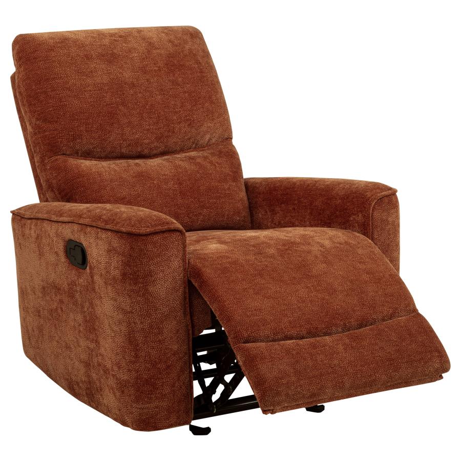 Navarro 3-piece Upholstered Reclining Sofa Set Orange - 609574-S3