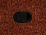 Navarro Chenille Upholstered Reclining Sofa Burnt Orange - 609574