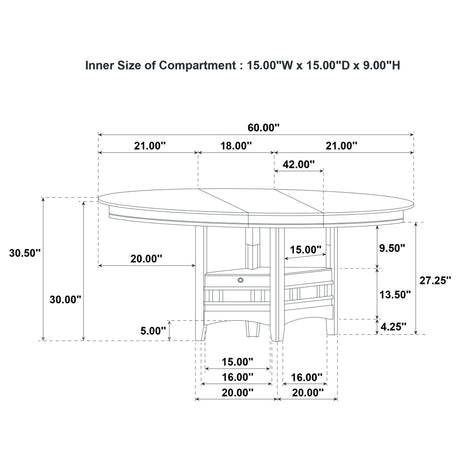 Davis - 5 Piece Oval Extension Leaf Dining Set With Pedestal Base - Light Oak