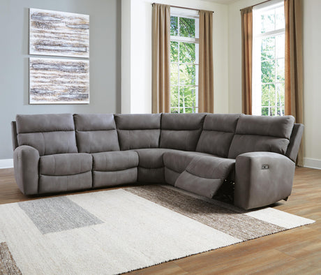 Next-Gen Durapella 5-Piece Power Reclining Sectional - 61003S6