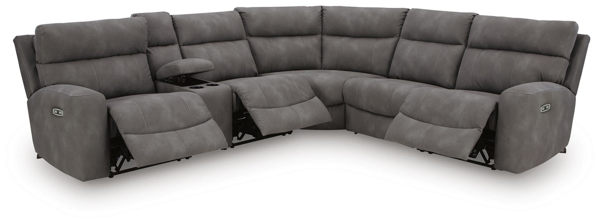 Next-Gen Durapella 6-Piece Power Reclining Sectional - 61003S7