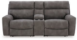 Next-Gen Durapella 3-Piece Power Reclining Sectional Loveseat with Console - 61003S3