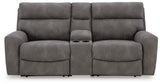Next-Gen Durapella 3-Piece Power Reclining Sectional Loveseat with Console - 61003S3