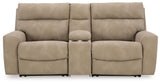 Next-Gen Durapella 3-Piece Power Reclining Sectional Loveseat with Console - 61004S3