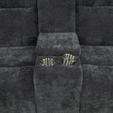 Kennett Chenille Upholstered Power Reclining Loveseat Grey - 610155P