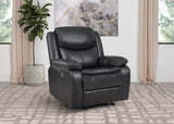 Sycamore Upholstered Power Recliner Chair Dark Grey - 610233P