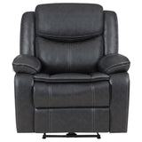 Sycamore Upholstered Power Recliner Chair Dark Grey - 610233P