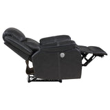 Sycamore Upholstered Power Recliner Chair Dark Grey - 610233P