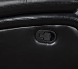 Camila Upholstered Glider Recliner Chair Black - 610246