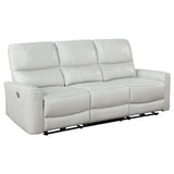 Greenfield 2-piece Power Reclining Sofa Set Dove Grey - 610261P-S2