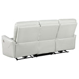 Greenfield 2-piece Power Reclining Sofa Set Dove Grey - 610261P-S2