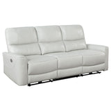 Greenfield 3-piece Power Reclining Sofa Set Dove Grey - 610261P-S3