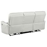 Greenfield 3-piece Power Reclining Sofa Set Dove Grey - 610261P-S3