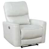 Greenfield 3-piece Power Reclining Sofa Set Dove Grey - 610261P-S3