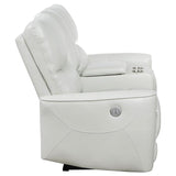 Greenfield Upholstered Power Reclining Loveseat Dove Grey - 610262P