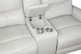 Greenfield Upholstered Power Reclining Loveseat Dove Grey - 610262P