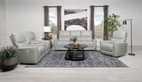 Greenfield Upholstered Power Reclining Loveseat Dove Grey - 610262P
