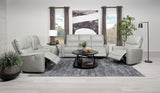 Greenfield Upholstered Power Reclining Loveseat Dove Grey - 610262P