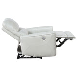 Greenfield Upholstered Power Recliner Chair Dove Grey - 610263P