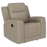 Brentwood Upholstered Recliner Chair Taupe - 610283
