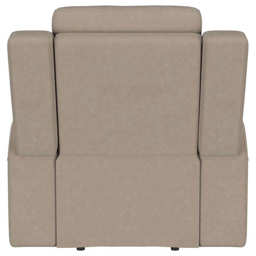 Brentwood Upholstered Recliner Chair Taupe - 610283