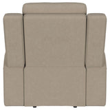 Brentwood Upholstered Recliner Chair Taupe - 610283