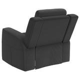Brentwood 3-piece Upholstered Reclining Sofa Set Charcoal - 610284-S3