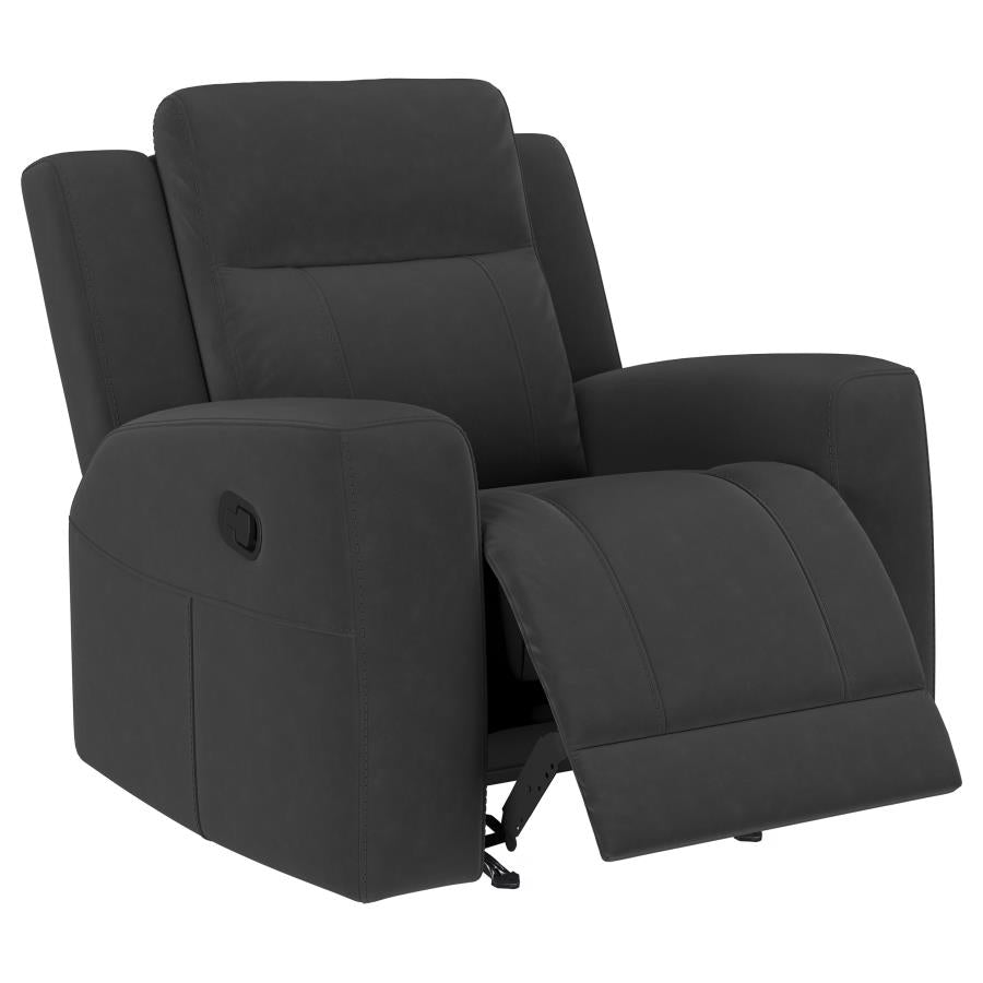 Brentwood Upholstered Recliner Chair Dark Charcoal - 610286