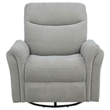 Adler Upholstered Power Swivel Glider Recliner Ivory - 610423P