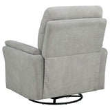 Adler Upholstered Power Swivel Glider Recliner Ivory - 610423P