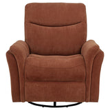 Adler Upholstered Power Swivel Glider Recliner Rust - 610433P