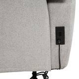 Sylmar 2-piece Chenille Power Reclining Sofa Set Dove Grey - 610521P-S2
