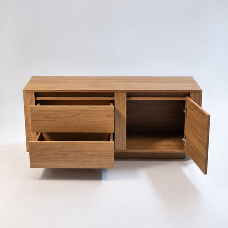 TV Stand For TVs Up To 50" With 1 Door And 2 Drawers