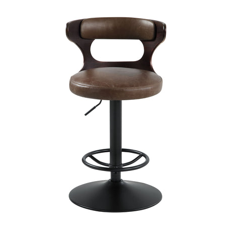 Saba - Adjustable Stool With Swivel - Brown